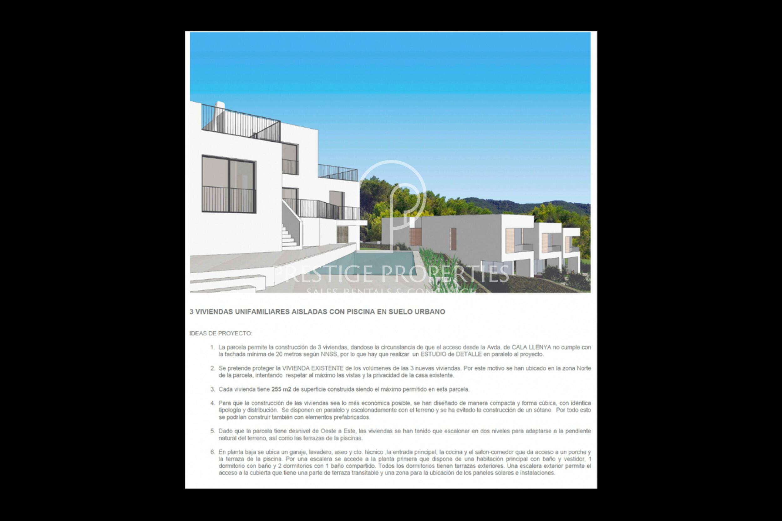 land in Cala Llenya