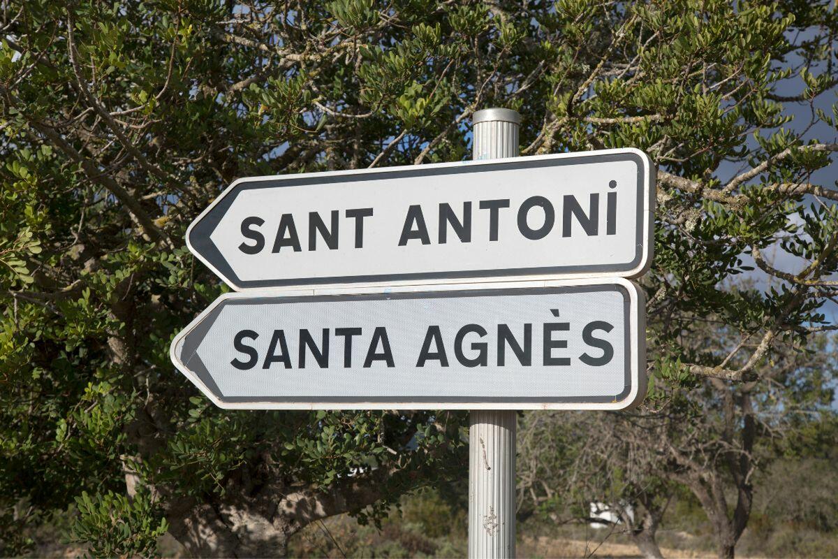 SAN ANTONI to SANTA AGNES IBIZA