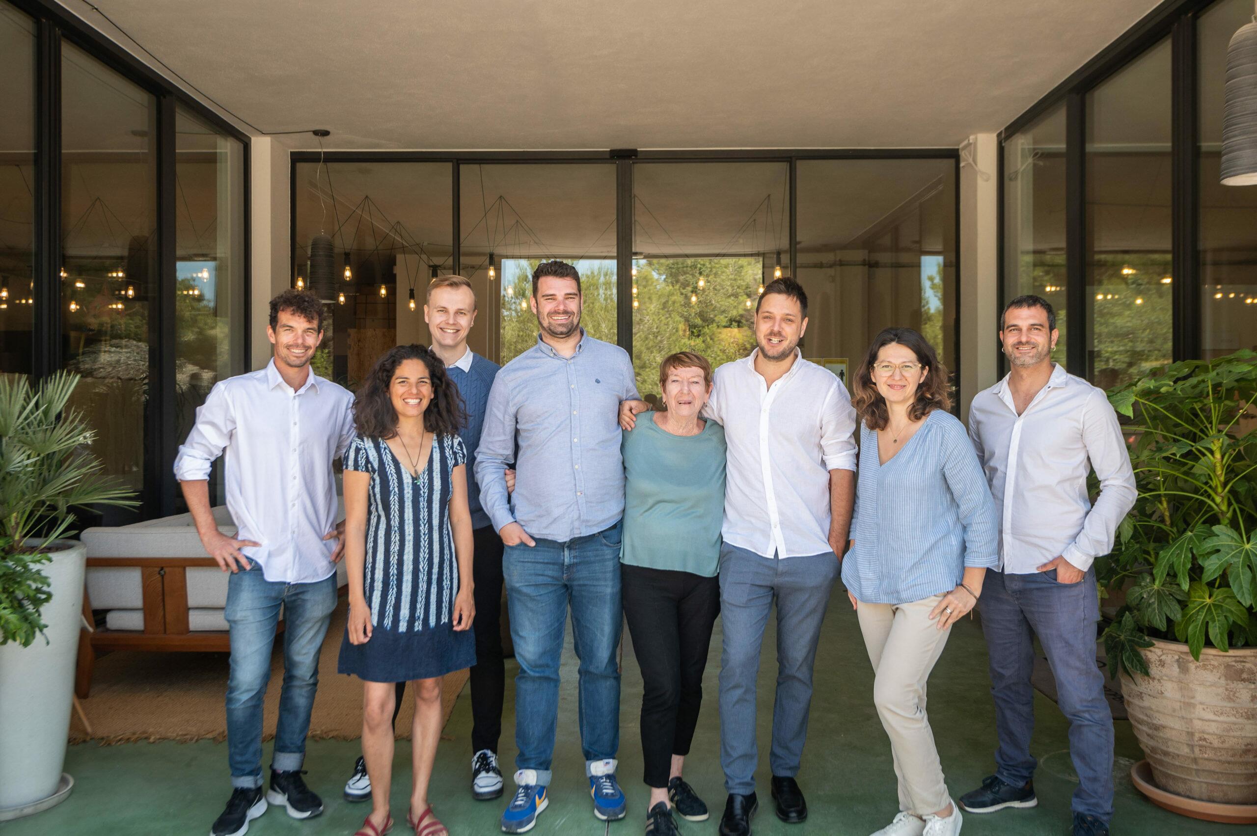 Victor with the Prestige Rental and Concierge Team, including Pascale’s children Marie and Gabriel Dufournier